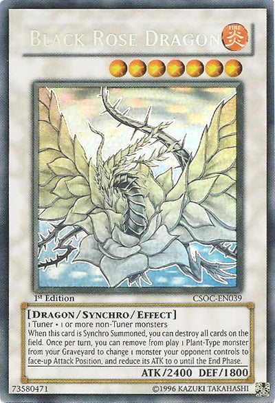 Black Rose Dragon [CSOC-EN039] Ghost Rare Online Sale