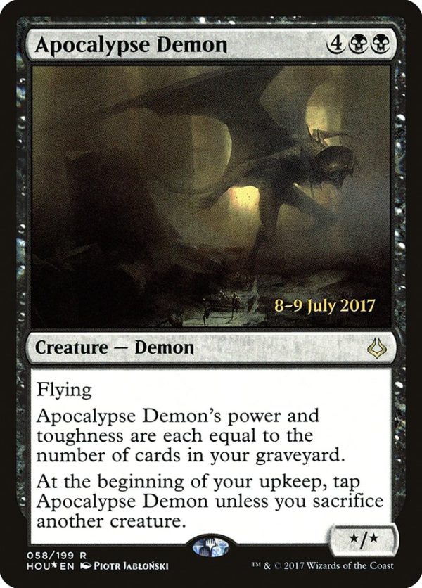 Apocalypse Demon [Hour of Devastation Prerelease Promos] For Discount