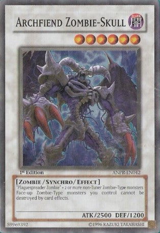 Archfiend Zombie-Skull [ANPR-EN042] Super Rare Fashion