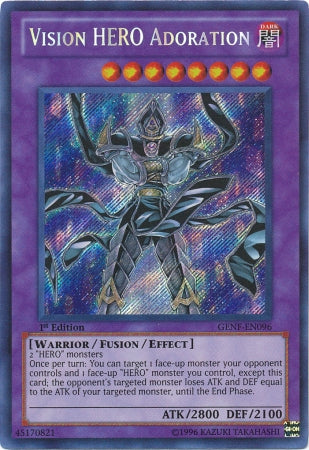 Vision Hero Adoration [GENF-EN096] Secret Rare For Sale