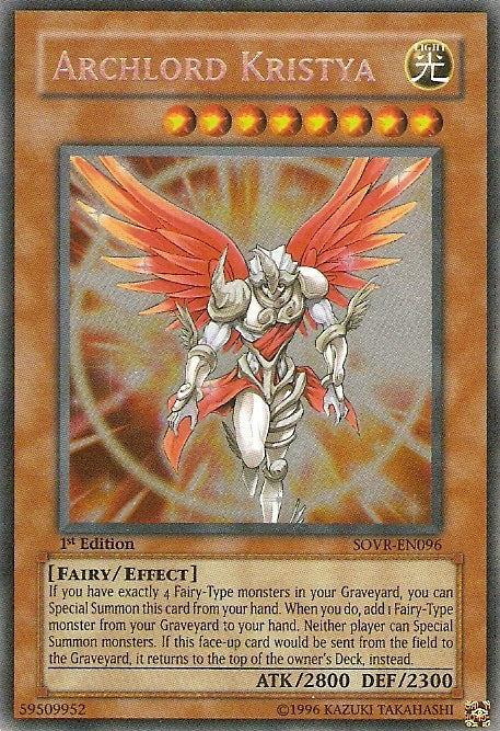 Archlord Kristya [SOVR-EN096] Secret Rare Discount