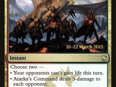 Atarka s Command [Dragons of Tarkir Prerelease Promos] Online Sale