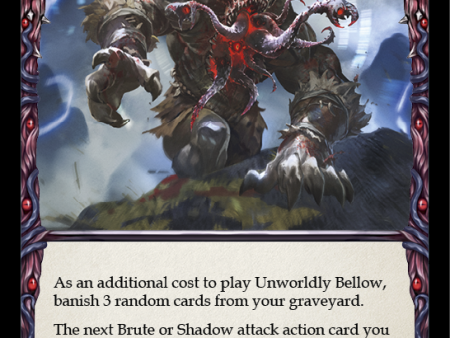 Unworldly Bellow (Red) [U-MON150] Unlimited Normal Discount