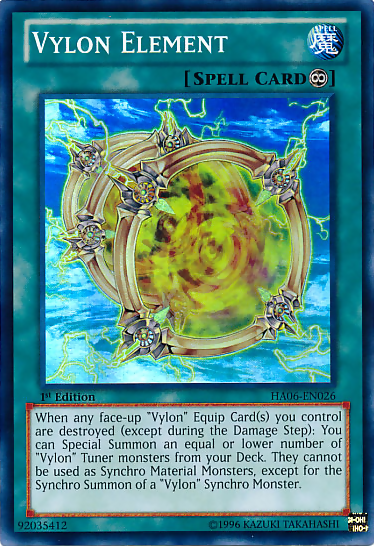 Vylon Element [HA06-EN026] Super Rare For Discount