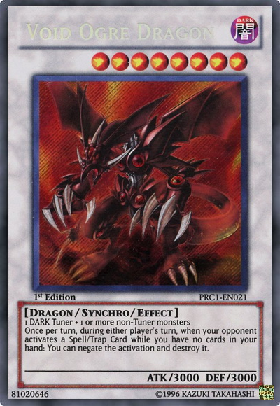 Void Ogre Dragon [PRC1-EN021] Secret Rare Online Hot Sale