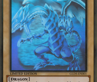 Blue-Eyes White Dragon [GLD5-EN001] Ghost Gold Rare Online now