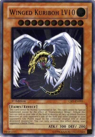 Winged Kuriboh LV10 [CRV-EN005] Ultimate Rare on Sale