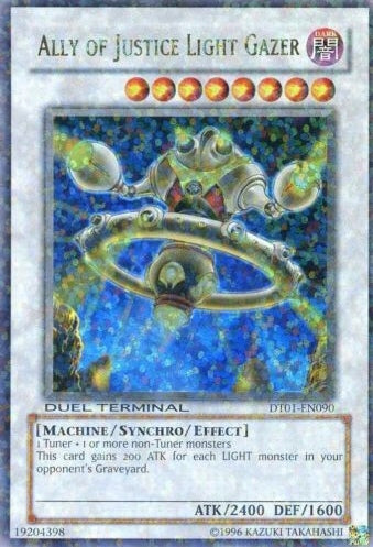 Ally of Justice Light Gazer [DT01-EN090] Ultra Rare Discount