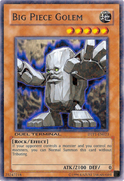 Big Piece Golem [DTP1-EN023] Rare Discount