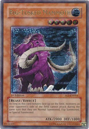 Big-Tusked Mammoth [FET-EN015] Ultimate Rare on Sale