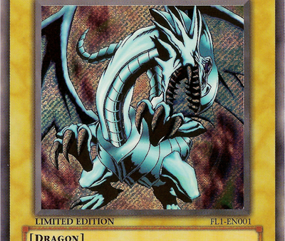 Blue-Eyes White Dragon [FL1-EN001] Secret Rare Online