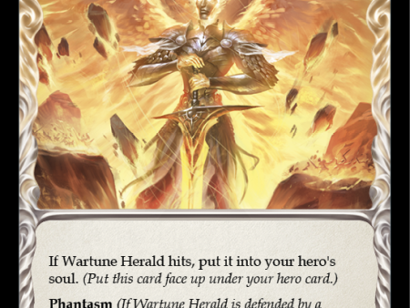 Wartune Herald (Red) [MON026-RF] 1st Edition Rainbow Foil Hot on Sale