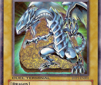 Blue-Eyes White Dragon [DTP1-EN001] Super Rare on Sale