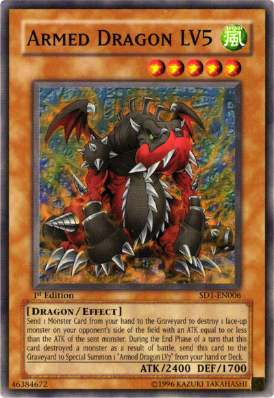 Armed Dragon LV5 [SD1-EN006] Common Fashion