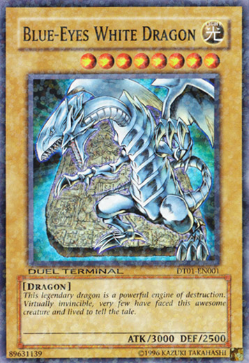 Blue-Eyes White Dragon [DT01-EN001] Super Rare For Cheap