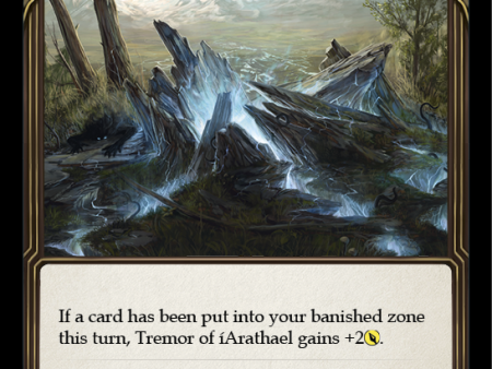 Tremor of iArathael (Yellow) [MON255-RF] 1st Edition Rainbow Foil Supply